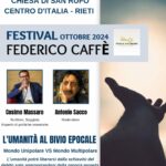 Festival di Economia “Federico Caffè” a Rieti: L’Umanità al Bivio Epocale